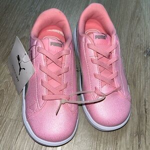 Brand New PUMA sparkle pink slip on shoes sneakers toddler girls size 10